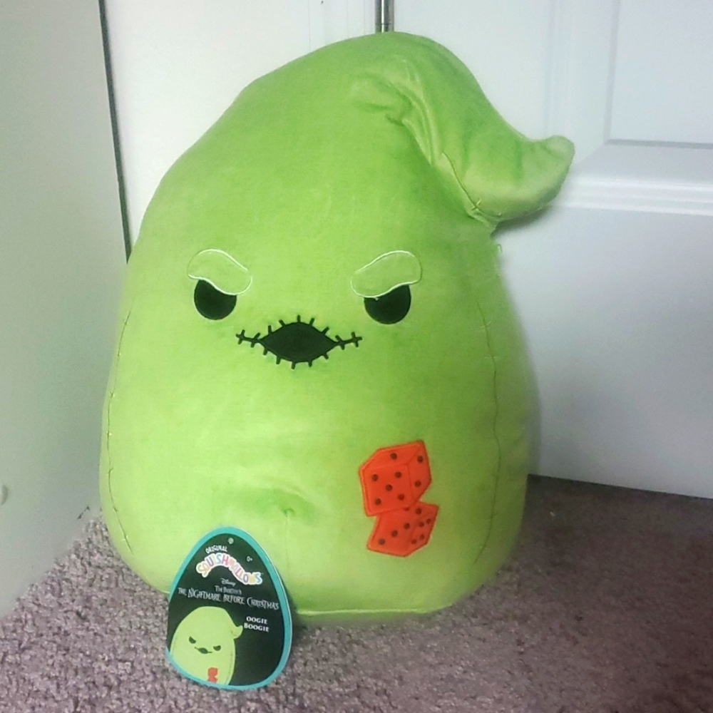 Squismallow Disney Nightmare Before Christmas 12" Green Oogie Boogie Halloween